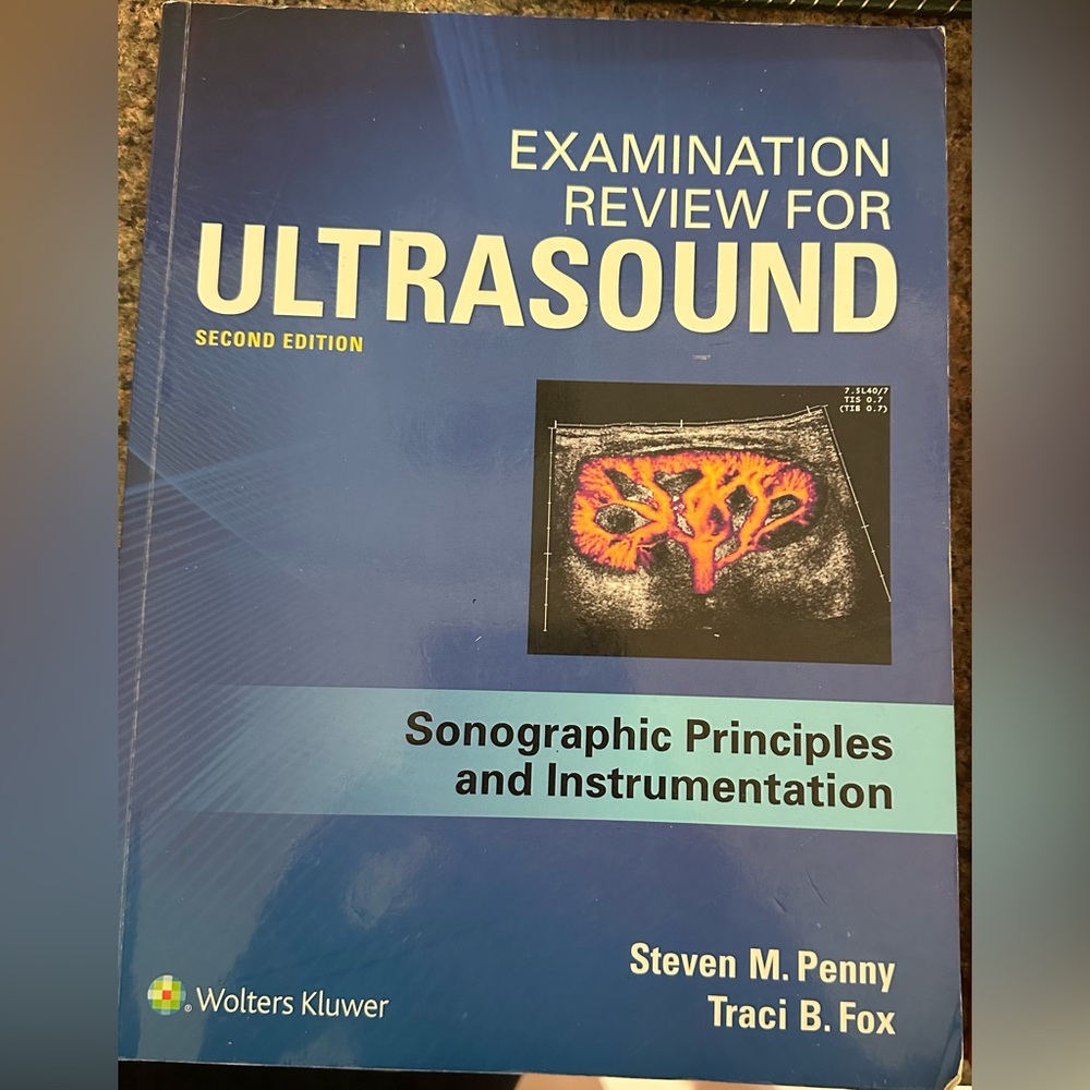 Sonographer Principles & Instrumentation Book